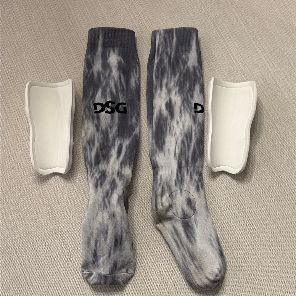 ⚽️DSG Kids Athletic Soccer Socks in Gray Tie-Dye